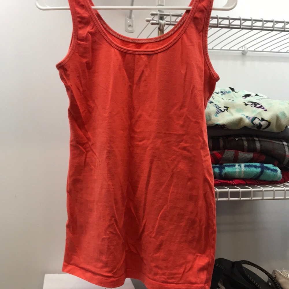 Orange tank top